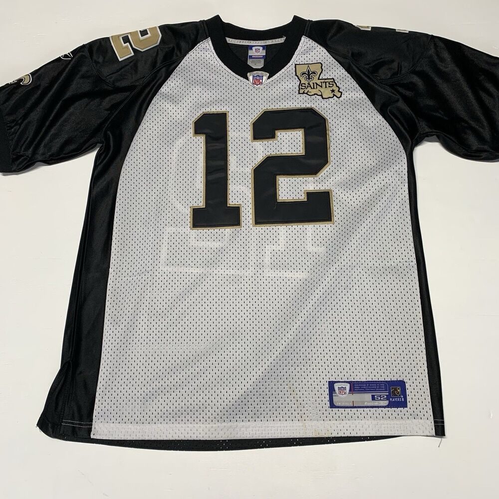Rare Vintage REEBOK New Orleans Saints Marques Colston NFL Jersey Men's SIZE 52